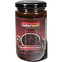 Los mejores  - SABORMEX Salsa BBQ con Chile Chipotle Picante para Comida Mexicana - 230 gr